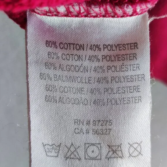 Fox Riders Co. hoodie women's size XS magenta with graphic design on the hood - Picture 7 of 12